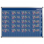 Personal-Raum-Plan,  8 Stunden, 73 Spalten, 103x157 cm, 